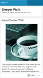 Mobile Screenshot of deeperwalk.wordpress.com