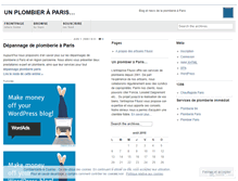 Tablet Screenshot of plomberieparis.wordpress.com