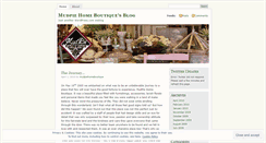 Desktop Screenshot of mudpiehomeboutique.wordpress.com