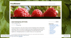 Desktop Screenshot of foodrelated.wordpress.com