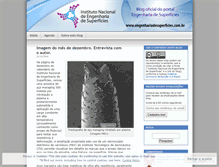 Tablet Screenshot of engenhariadesuperficies.wordpress.com