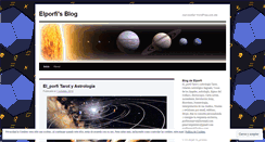 Desktop Screenshot of elporfi.wordpress.com