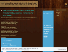 Tablet Screenshot of mrsunshades.wordpress.com
