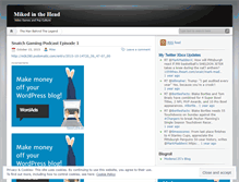 Tablet Screenshot of mikedinthehead.wordpress.com