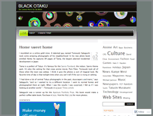 Tablet Screenshot of blackotaku.wordpress.com