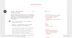 Desktop Screenshot of frenchstudyguide.wordpress.com