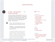 Tablet Screenshot of frenchstudyguide.wordpress.com