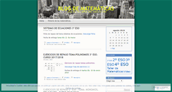 Desktop Screenshot of matematicasanjuan.wordpress.com