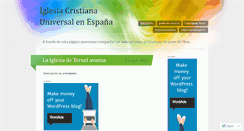 Desktop Screenshot of cristianauniversal.wordpress.com