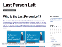 Tablet Screenshot of lastpersonleft.wordpress.com