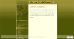 Desktop Screenshot of onthebandwagon.wordpress.com