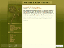 Tablet Screenshot of onthebandwagon.wordpress.com