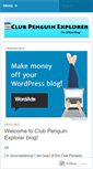 Mobile Screenshot of clubpenguinexplorer.wordpress.com