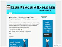 Tablet Screenshot of clubpenguinexplorer.wordpress.com