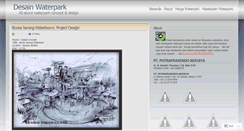 Desktop Screenshot of desainwaterpark.wordpress.com