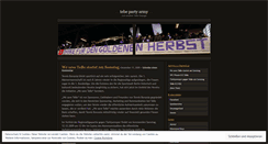 Desktop Screenshot of partyarmy.wordpress.com