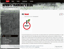 Tablet Screenshot of kdtraining.wordpress.com