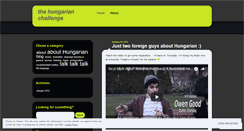 Desktop Screenshot of hungarianchallenge.wordpress.com