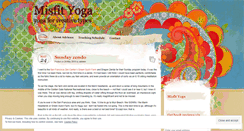 Desktop Screenshot of misfityoga.wordpress.com