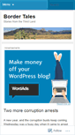 Mobile Screenshot of bordertales.wordpress.com
