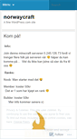 Mobile Screenshot of norwaycraft.wordpress.com