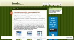 Desktop Screenshot of jaqueque.wordpress.com