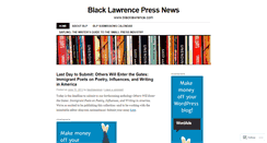 Desktop Screenshot of blacklawrence.wordpress.com