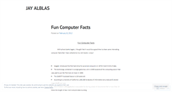 Desktop Screenshot of jalblas.wordpress.com