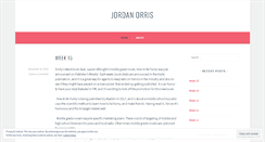 Desktop Screenshot of jordanorris.wordpress.com