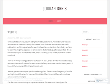 Tablet Screenshot of jordanorris.wordpress.com
