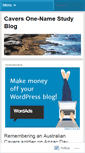 Mobile Screenshot of caversonenamestudy.wordpress.com