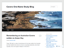 Tablet Screenshot of caversonenamestudy.wordpress.com