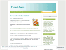 Tablet Screenshot of projectjason.wordpress.com