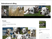 Tablet Screenshot of dalmatinerna.wordpress.com