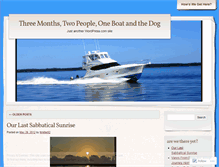 Tablet Screenshot of boat2bahamas.wordpress.com