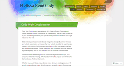 Desktop Screenshot of codyweb.wordpress.com