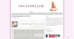 Desktop Screenshot of desirdelire.wordpress.com