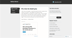 Desktop Screenshot of belfastatheist.wordpress.com