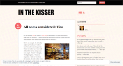 Desktop Screenshot of inthekisser.wordpress.com