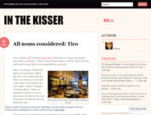 Tablet Screenshot of inthekisser.wordpress.com