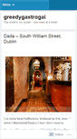 Mobile Screenshot of greedygastrogal.wordpress.com