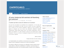 Tablet Screenshot of chapintocables.wordpress.com