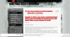 Desktop Screenshot of fazeradiferenca.wordpress.com