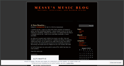 Desktop Screenshot of messymusic.wordpress.com