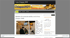 Desktop Screenshot of feriachiapas2008.wordpress.com