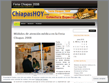 Tablet Screenshot of feriachiapas2008.wordpress.com