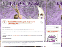 Tablet Screenshot of kristyleesworld.wordpress.com