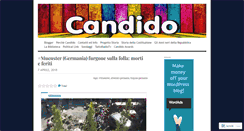 Desktop Screenshot of candidonews.wordpress.com