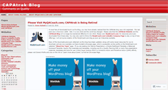 Desktop Screenshot of capatrak.wordpress.com