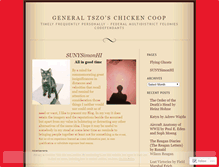 Tablet Screenshot of generaltzsoschickencoop.wordpress.com